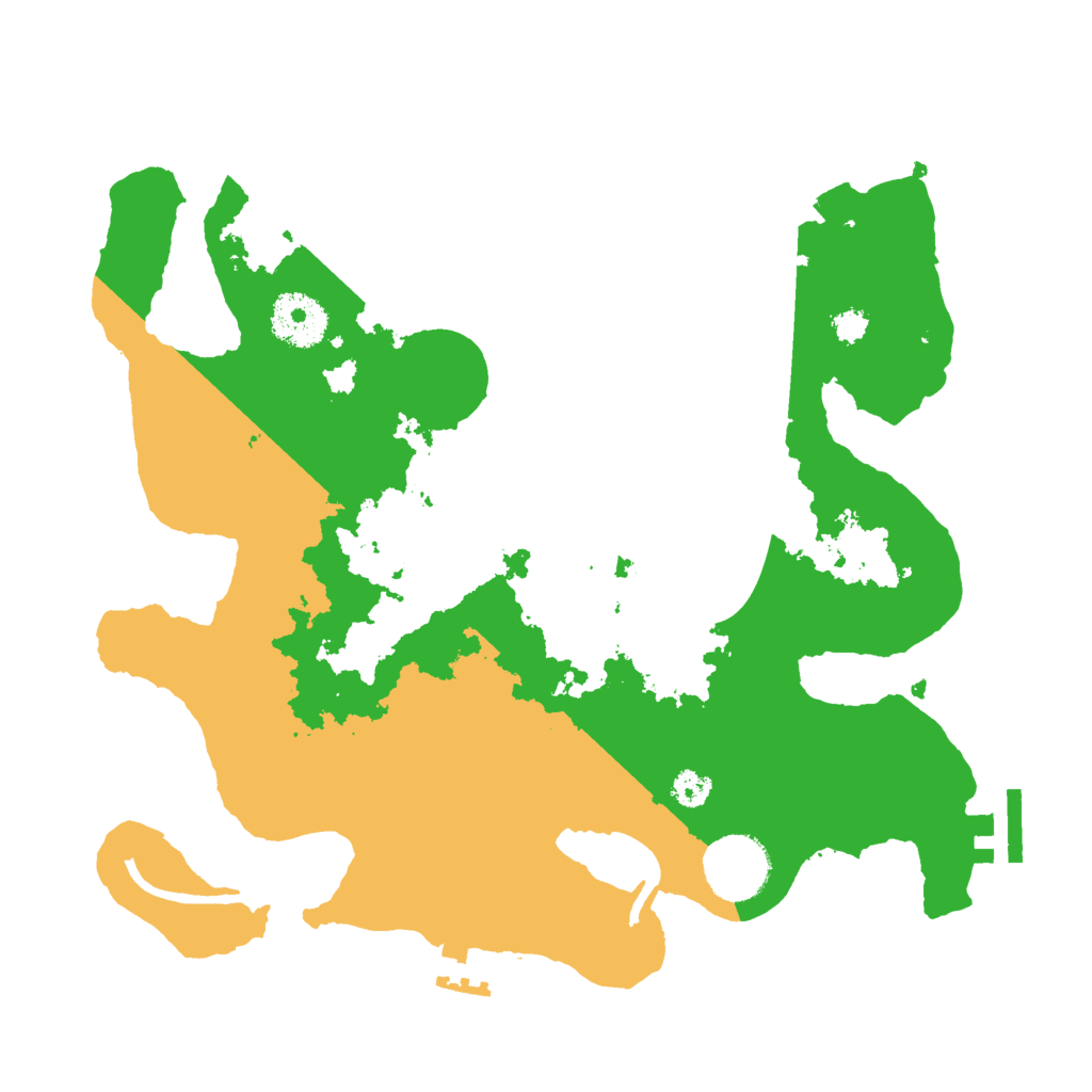 Biome Rust Map: Procedural Map, Size: 3000, Seed: 1036276116