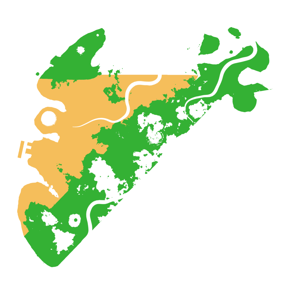 Biome Rust Map: Procedural Map, Size: 3500, Seed: 538766225