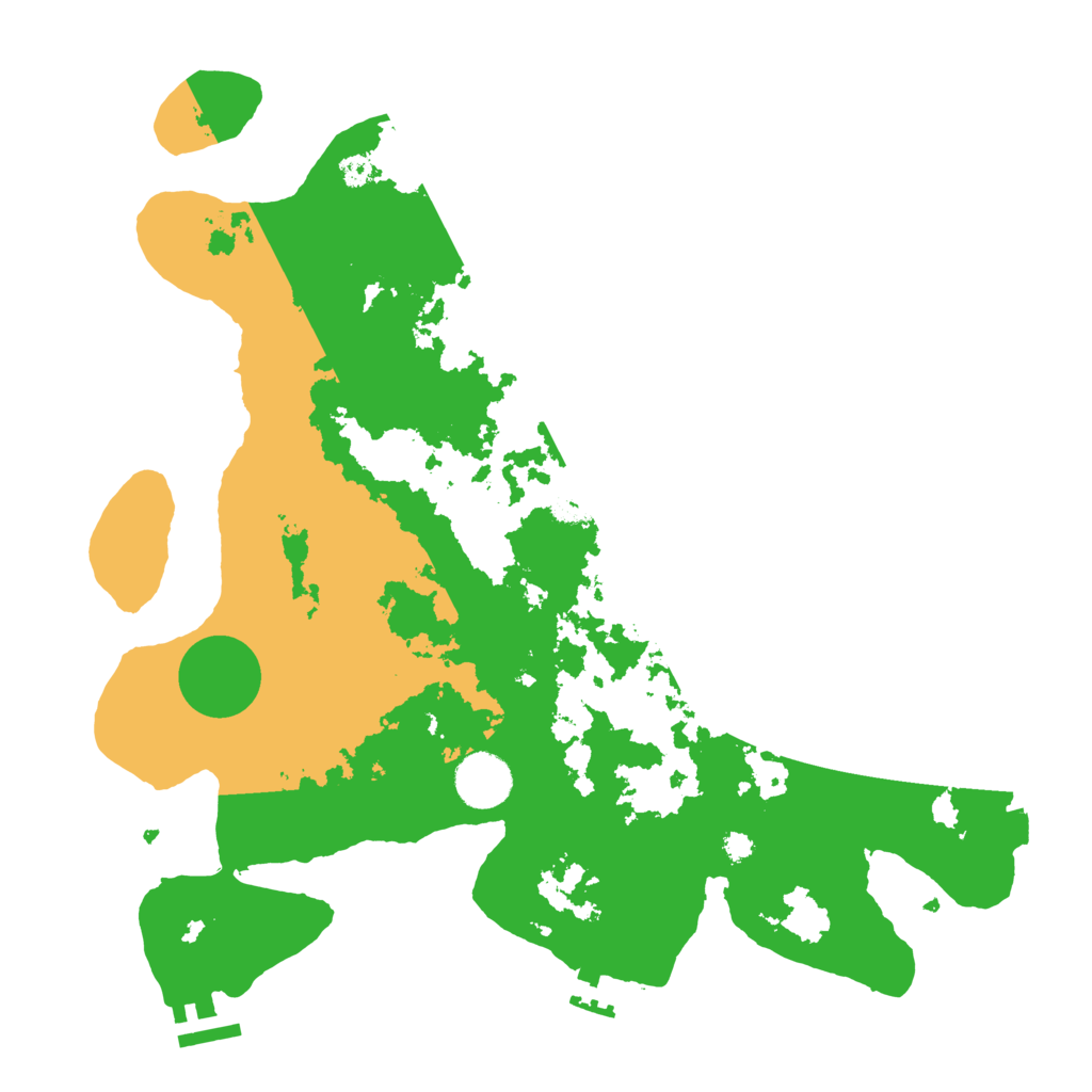 Biome Rust Map: Procedural Map, Size: 3500, Seed: 181027