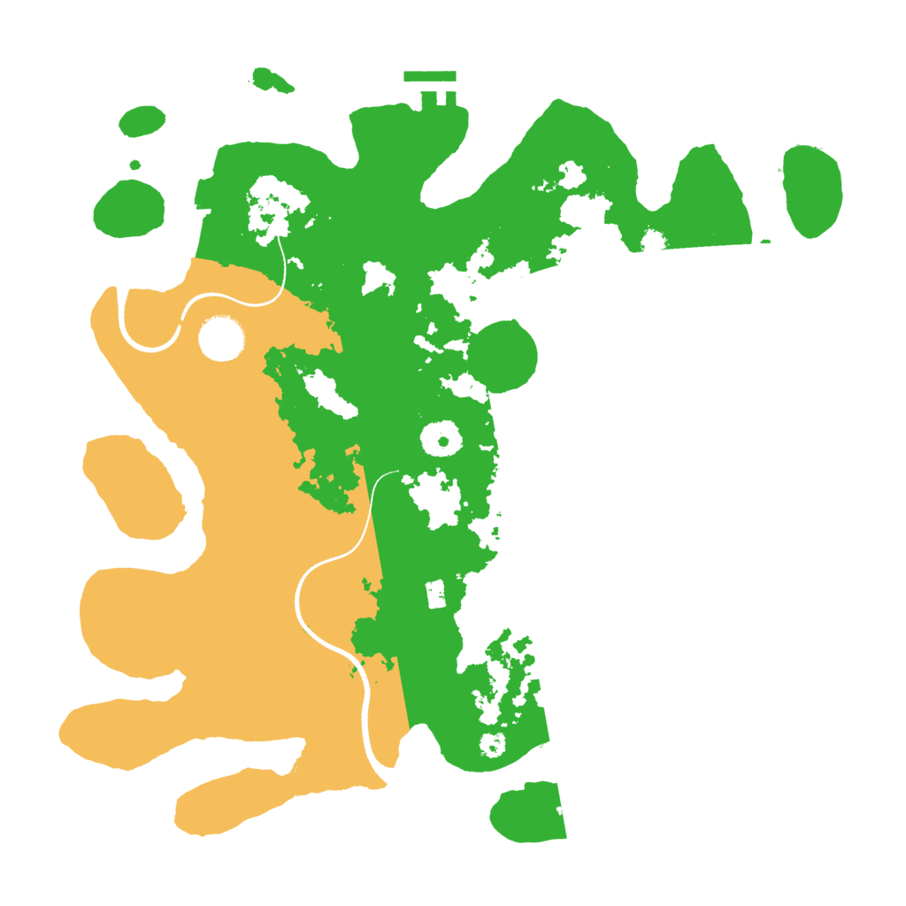Biome Rust Map: Procedural Map, Size: 3500, Seed: 5073540