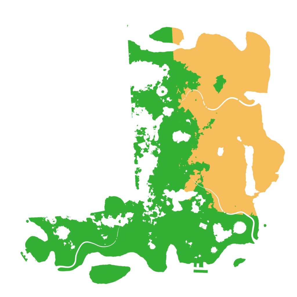 Biome Rust Map: Procedural Map, Size: 4250, Seed: 811060781