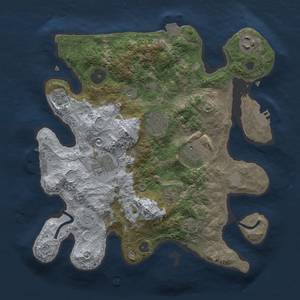 Thumbnail Rust Map: Procedural Map, Size: 3000, Seed: 62672345, 13 Monuments