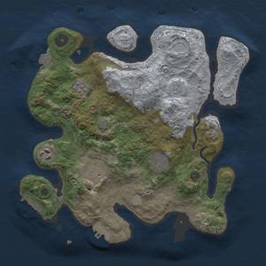 Thumbnail Rust Map: Procedural Map, Size: 3000, Seed: 26362, 12 Monuments