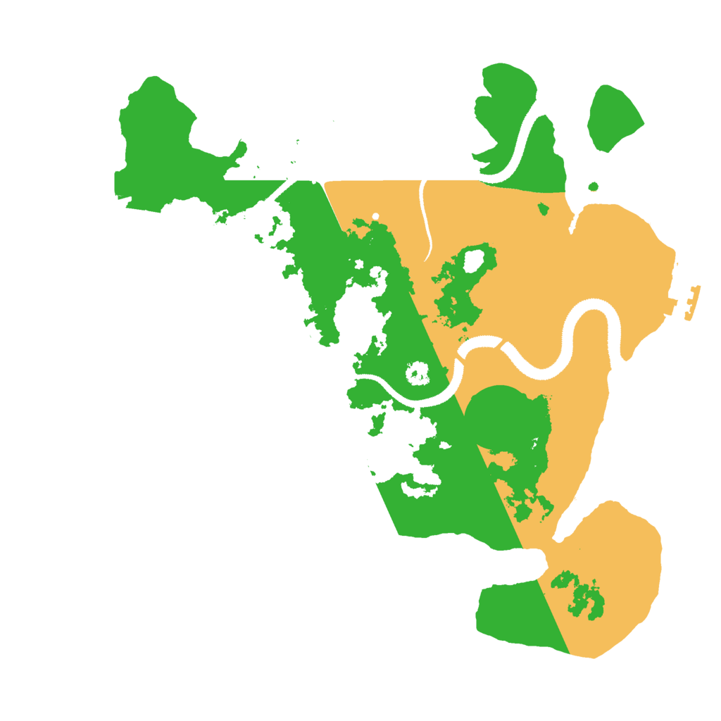 Biome Rust Map: Procedural Map, Size: 3000, Seed: 314415581