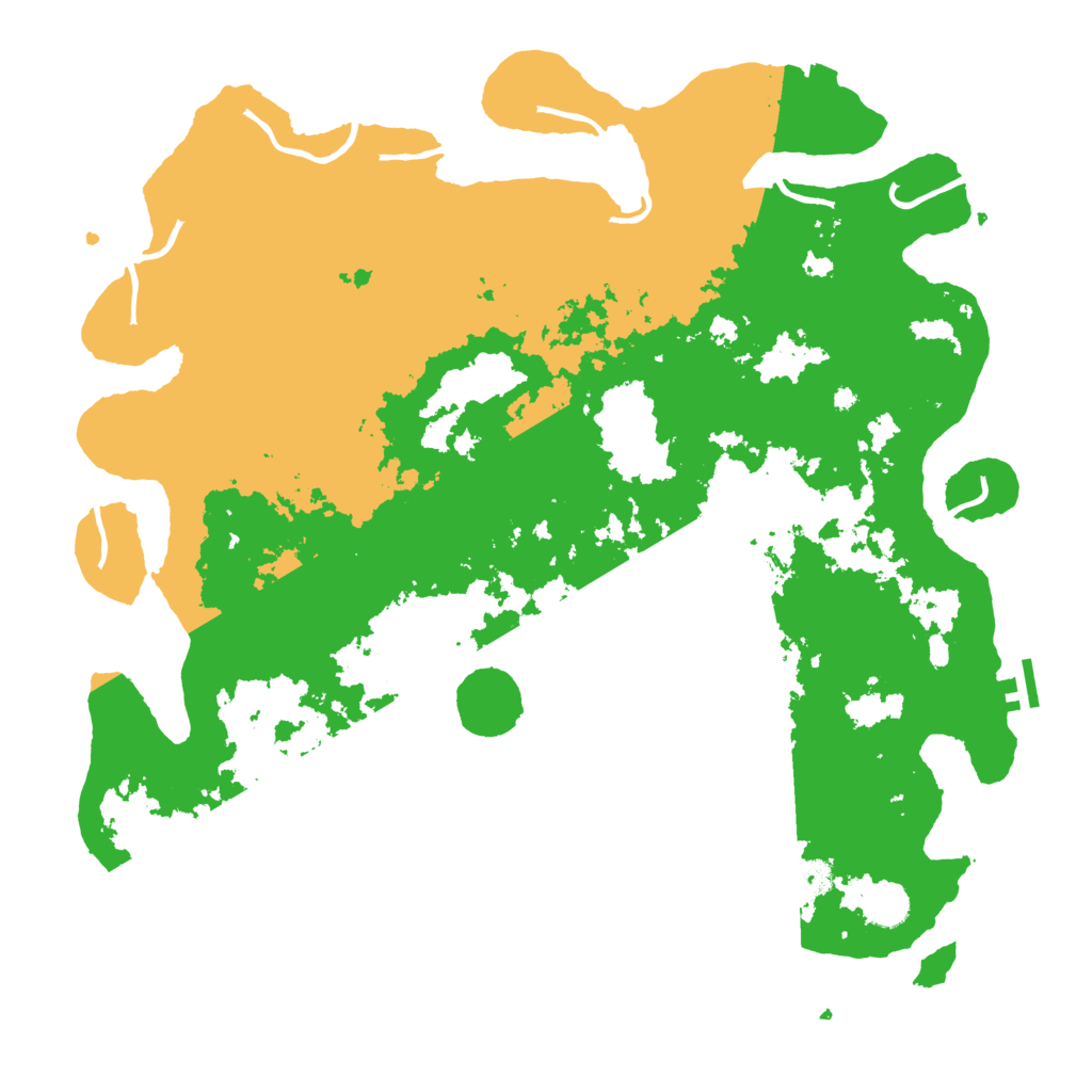 Biome Rust Map: Procedural Map, Size: 4500, Seed: 405175325