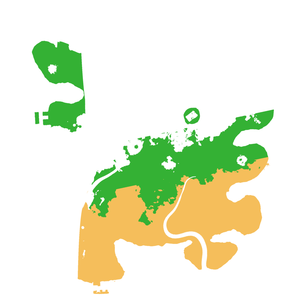 Biome Rust Map: Procedural Map, Size: 3000, Seed: 1017822626