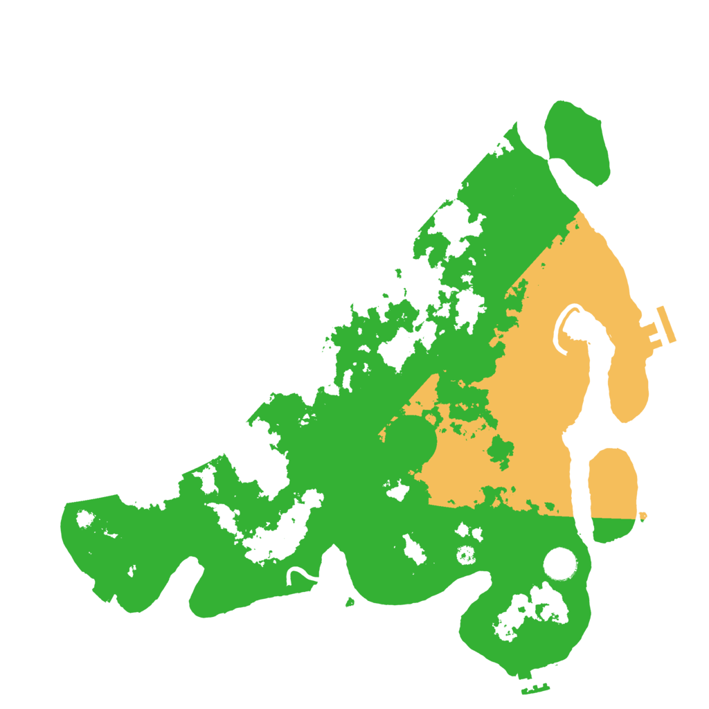 Biome Rust Map: Procedural Map, Size: 3800, Seed: 319325410