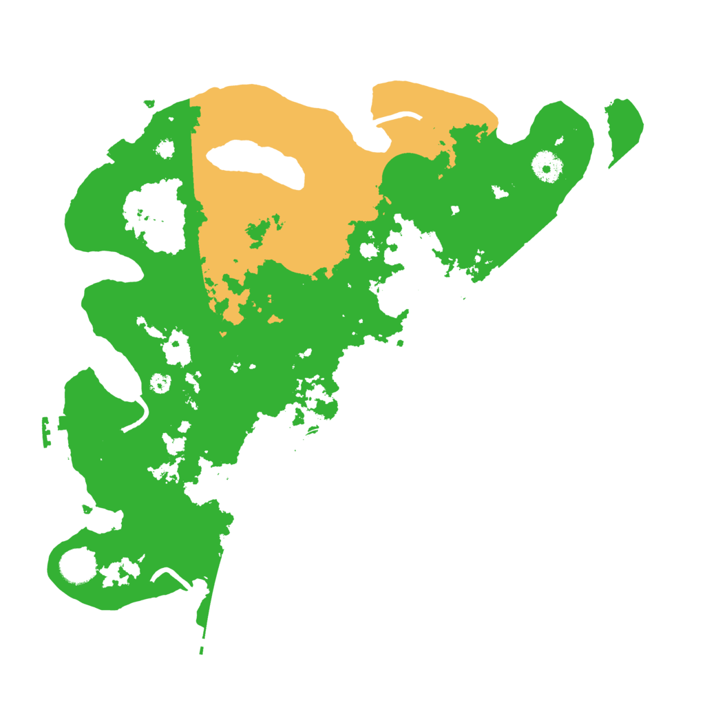 Biome Rust Map: Procedural Map, Size: 3500, Seed: 4873194