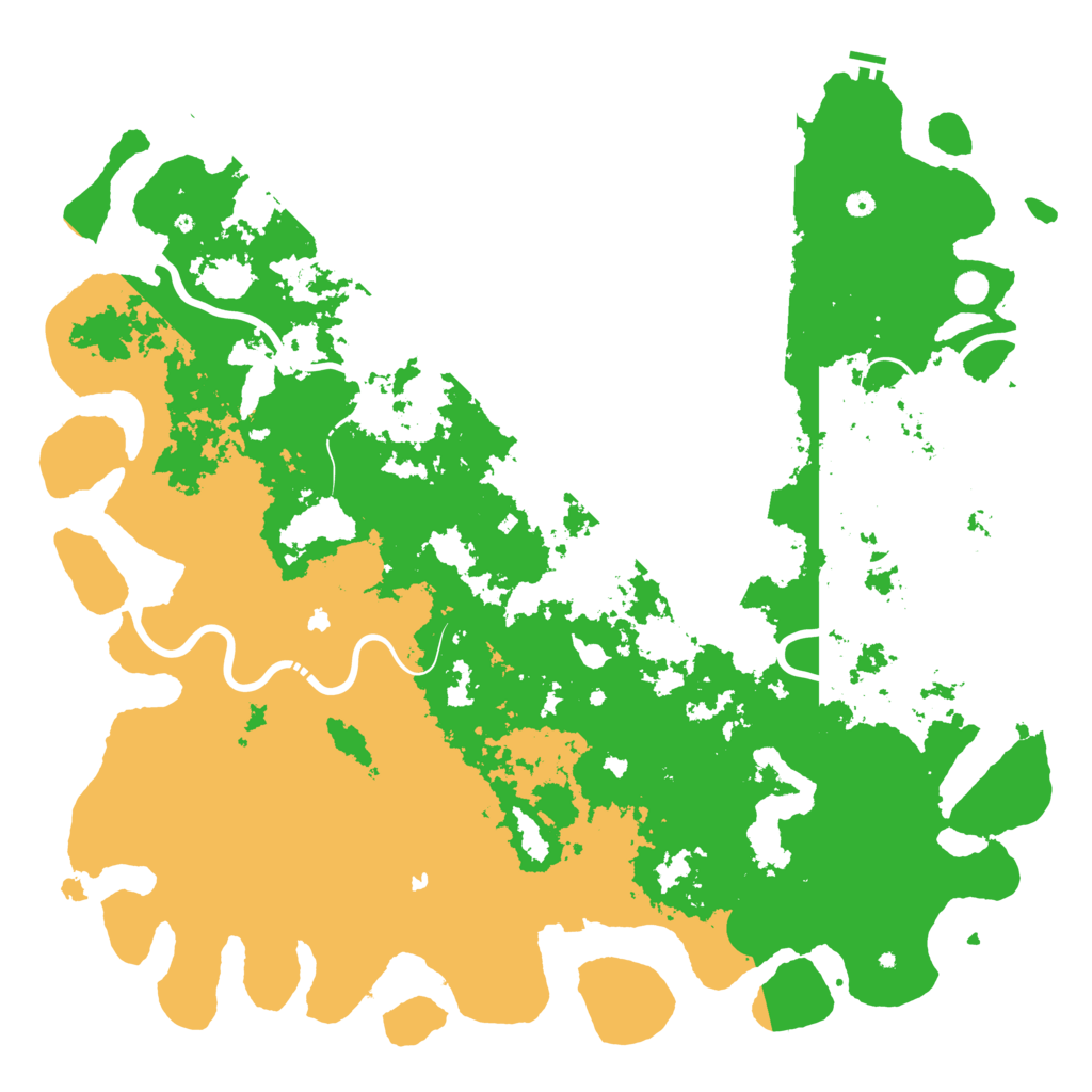 Biome Rust Map: Procedural Map, Size: 6000, Seed: 1805828418