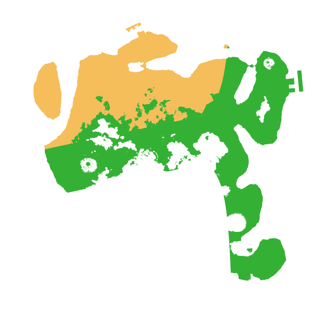 Biome Rust Map: Procedural Map, Size: 3000, Seed: 1358506936