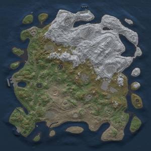 Thumbnail Rust Map: Procedural Map, Size: 4250, Seed: 408979668, 19 Monuments