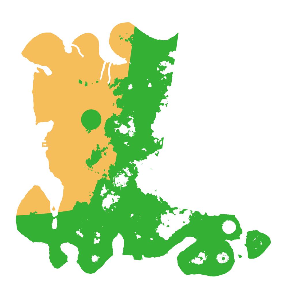 Biome Rust Map: Procedural Map, Size: 3850, Seed: 1136951