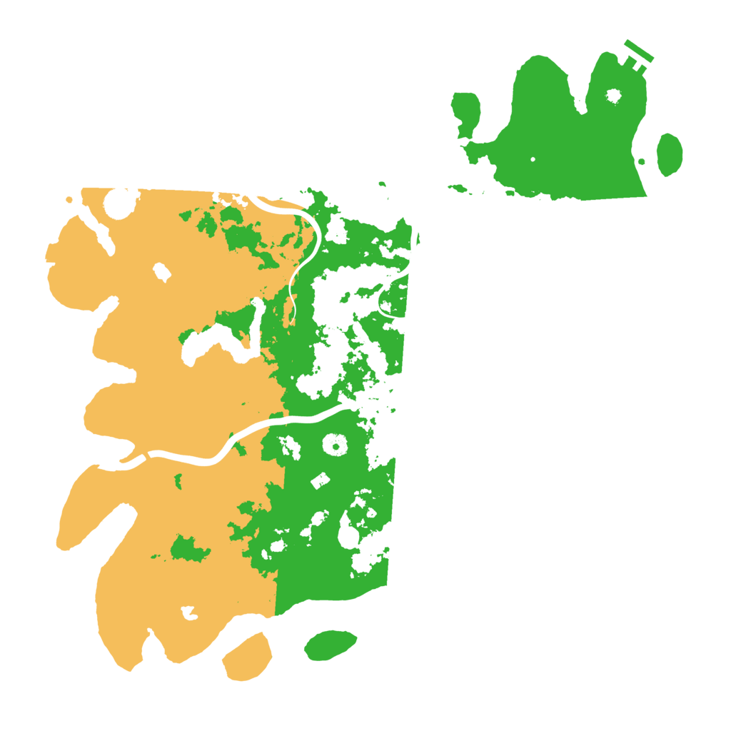 Biome Rust Map: Procedural Map, Size: 4500, Seed: 1626895558