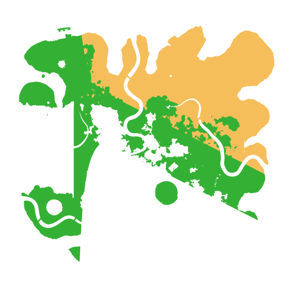 Biome Rust Map: Procedural Map, Size: 3500, Seed: 1218940989