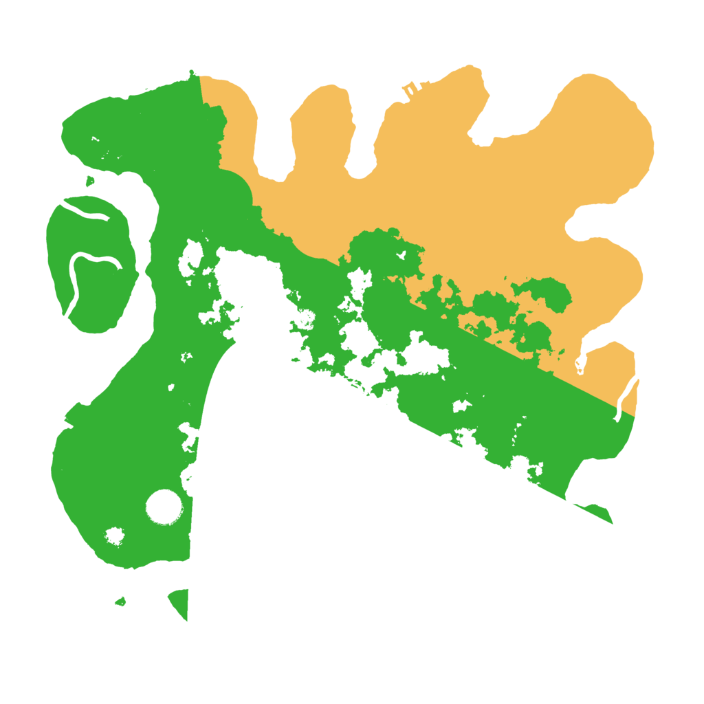 Biome Rust Map: Procedural Map, Size: 3500, Seed: 1218940989