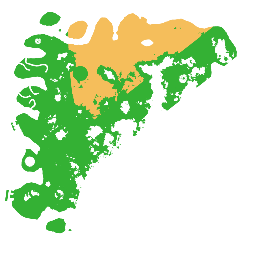 Biome Rust Map: Procedural Map, Size: 4500, Seed: 1178463476