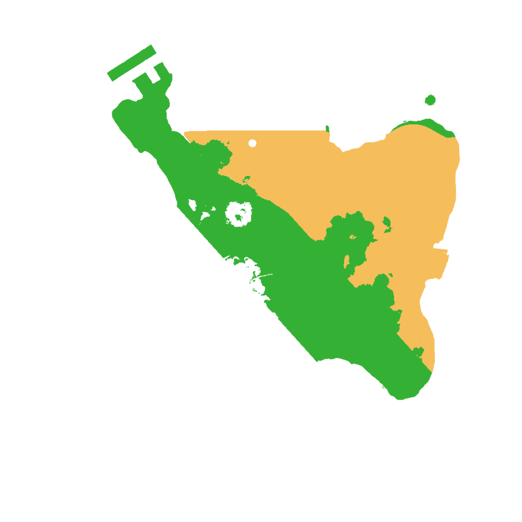 Biome Rust Map: Procedural Map, Size: 2000, Seed: 1001552756