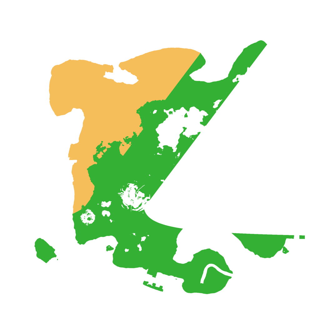 Biome Rust Map: Procedural Map, Size: 2300, Seed: 1113