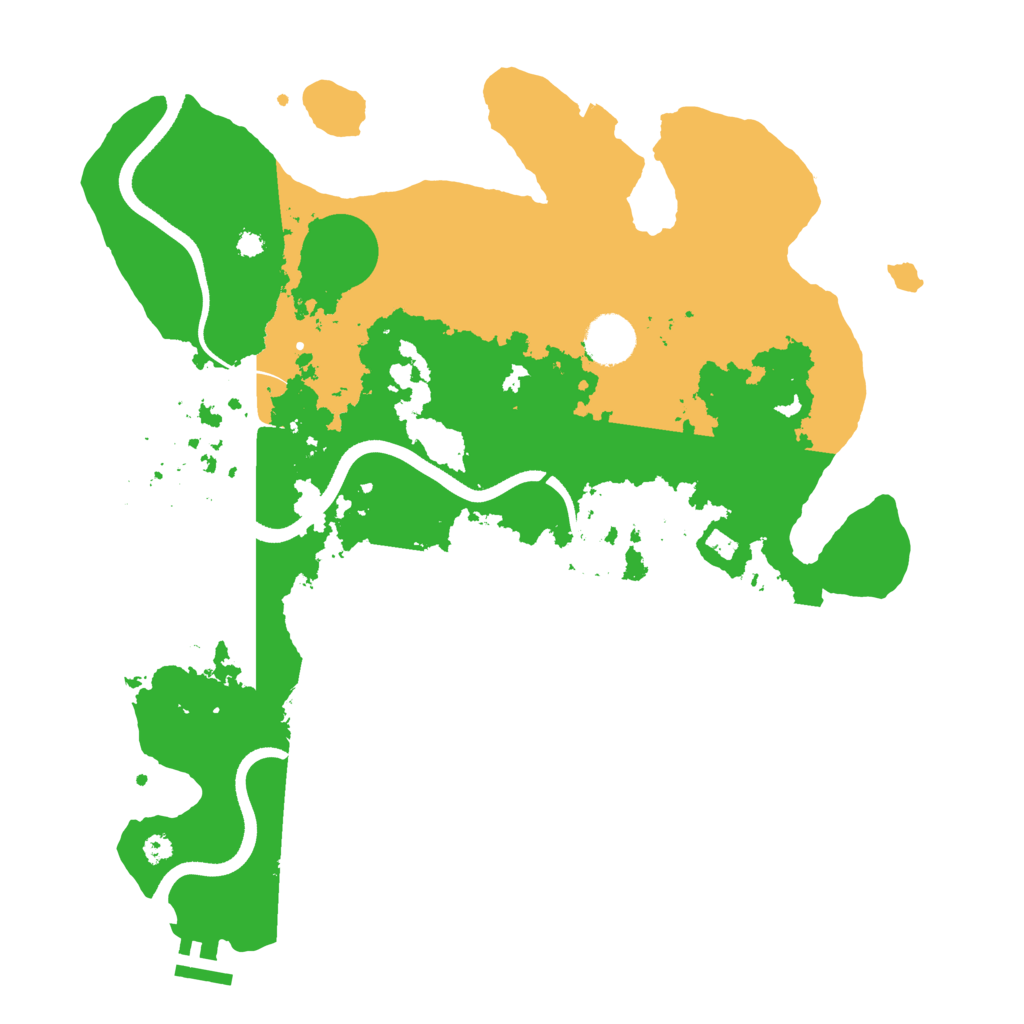 Biome Rust Map: Procedural Map, Size: 3600, Seed: 645643276