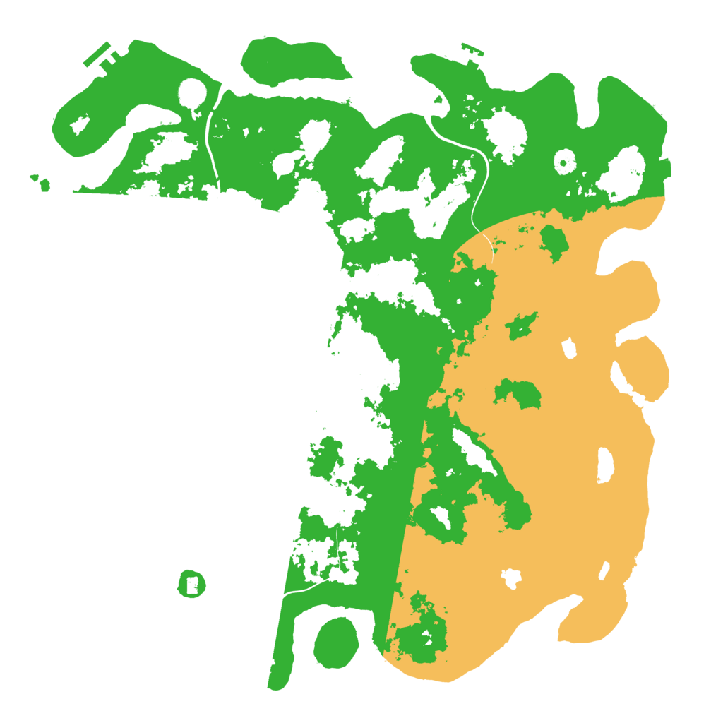 Biome Rust Map: Procedural Map, Size: 4500, Seed: 880848398