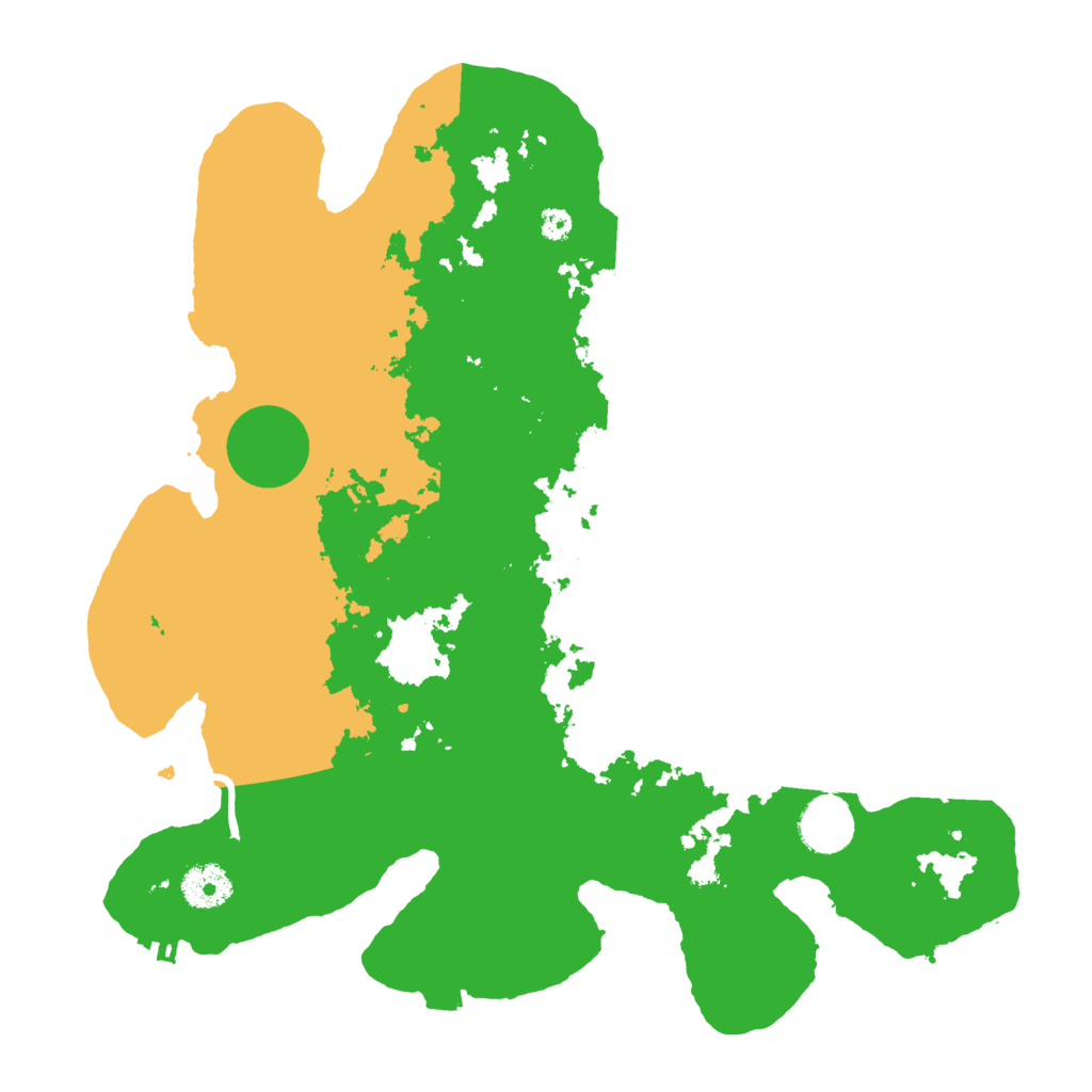 Biome Rust Map: Procedural Map, Size: 3500, Seed: 459641461