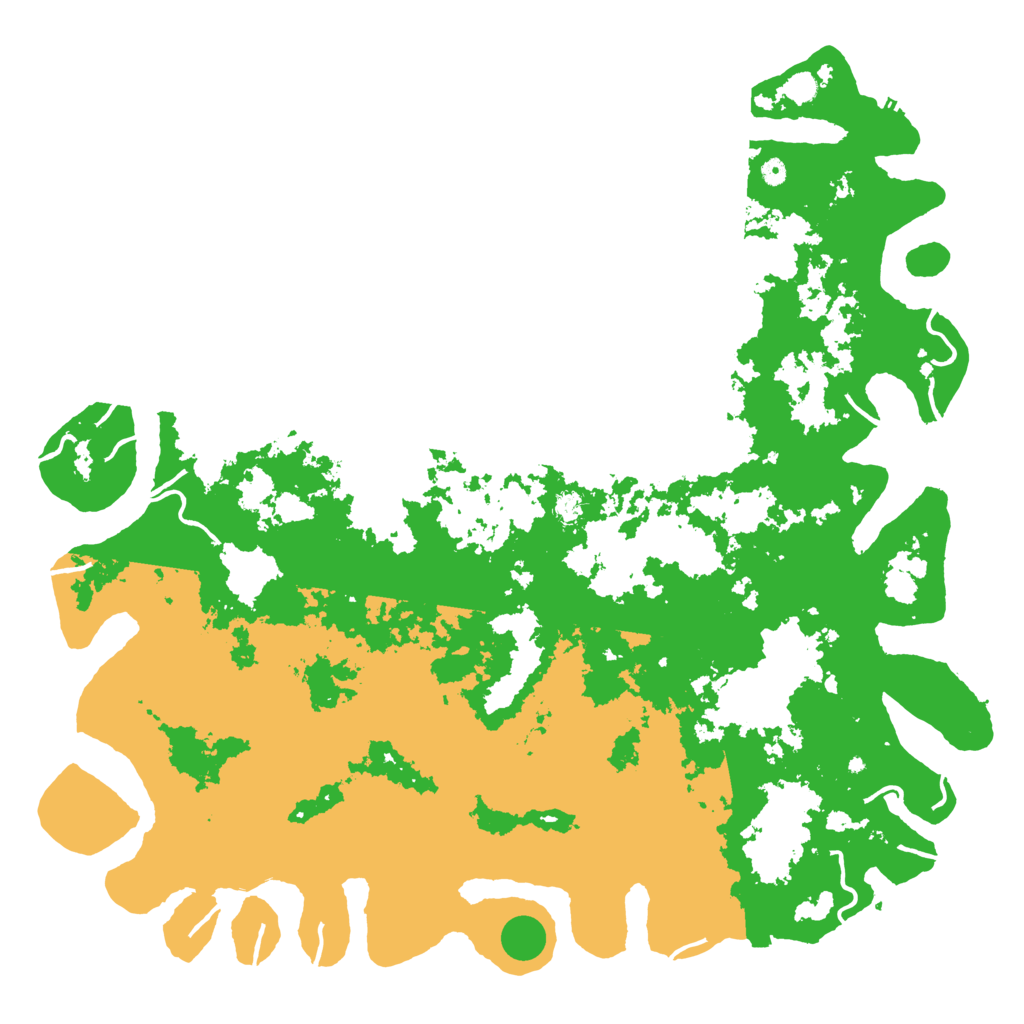 Biome Rust Map: Procedural Map, Size: 6000, Seed: 42017