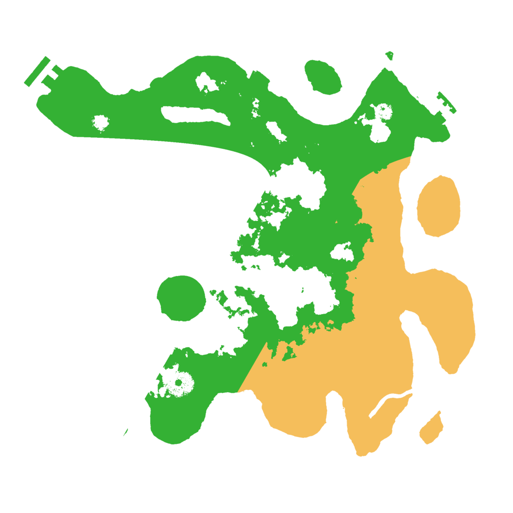 Biome Rust Map: Procedural Map, Size: 3000, Seed: 128361263