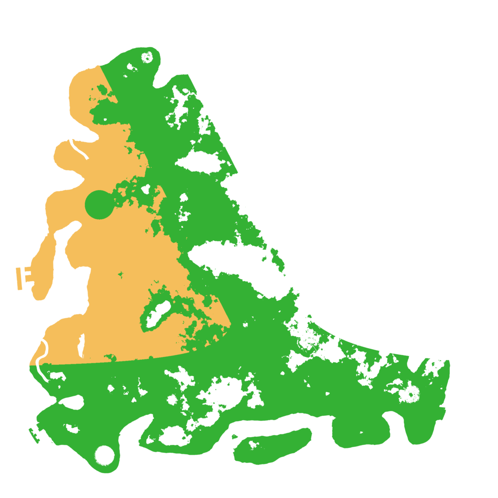 Biome Rust Map: Procedural Map, Size: 4500, Seed: 1393319391