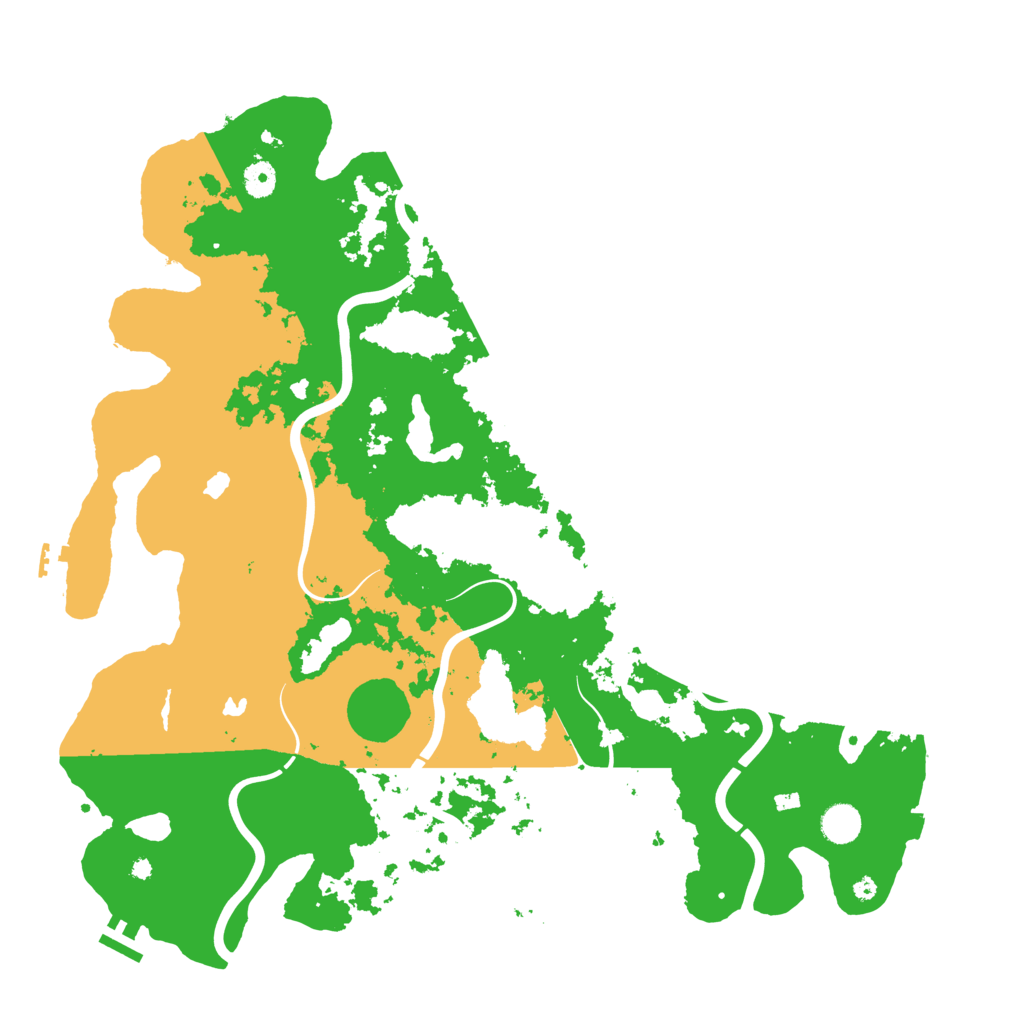 Biome Rust Map: Procedural Map, Size: 4500, Seed: 1393319391