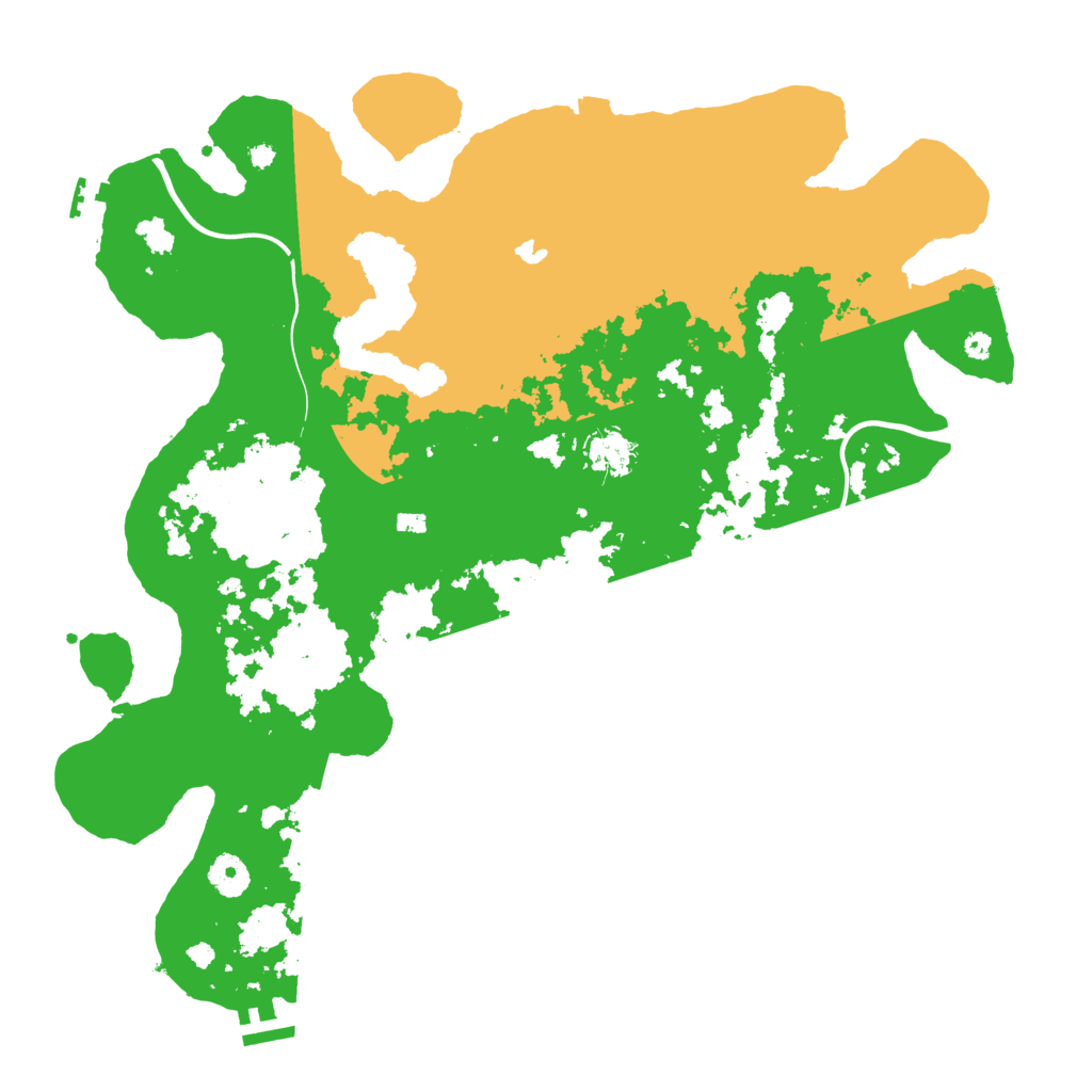 Biome Rust Map: Procedural Map, Size: 4000, Seed: 612345789