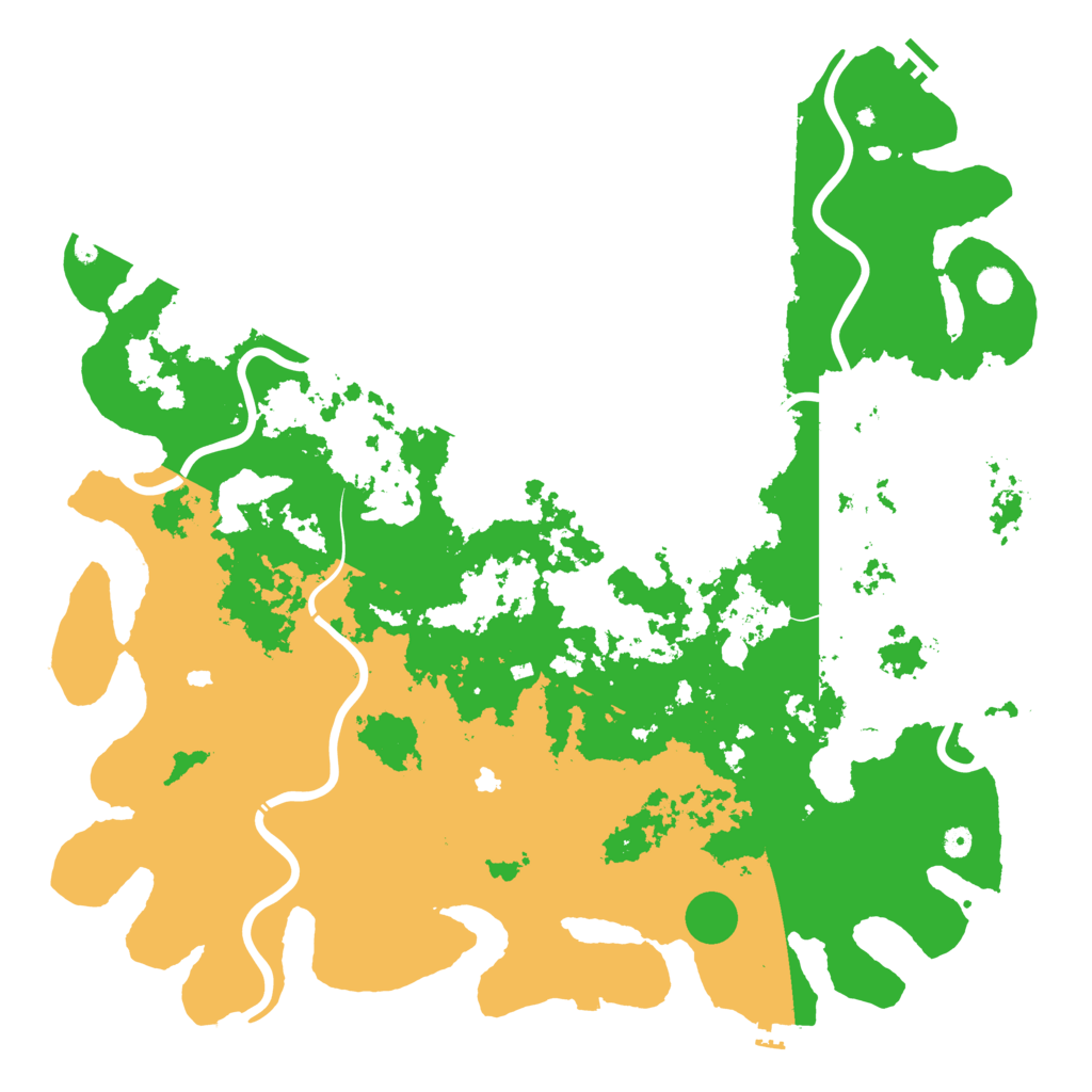 Biome Rust Map: Procedural Map, Size: 5500, Seed: 1775920859