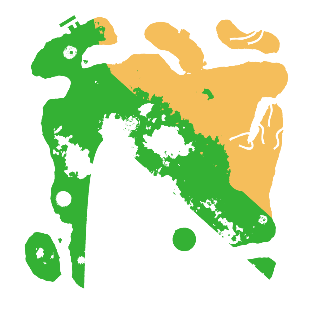 Biome Rust Map: Procedural Map, Size: 3600, Seed: 585473784