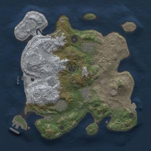 Thumbnail Rust Map: Procedural Map, Size: 3000, Seed: 5437189, 13 Monuments