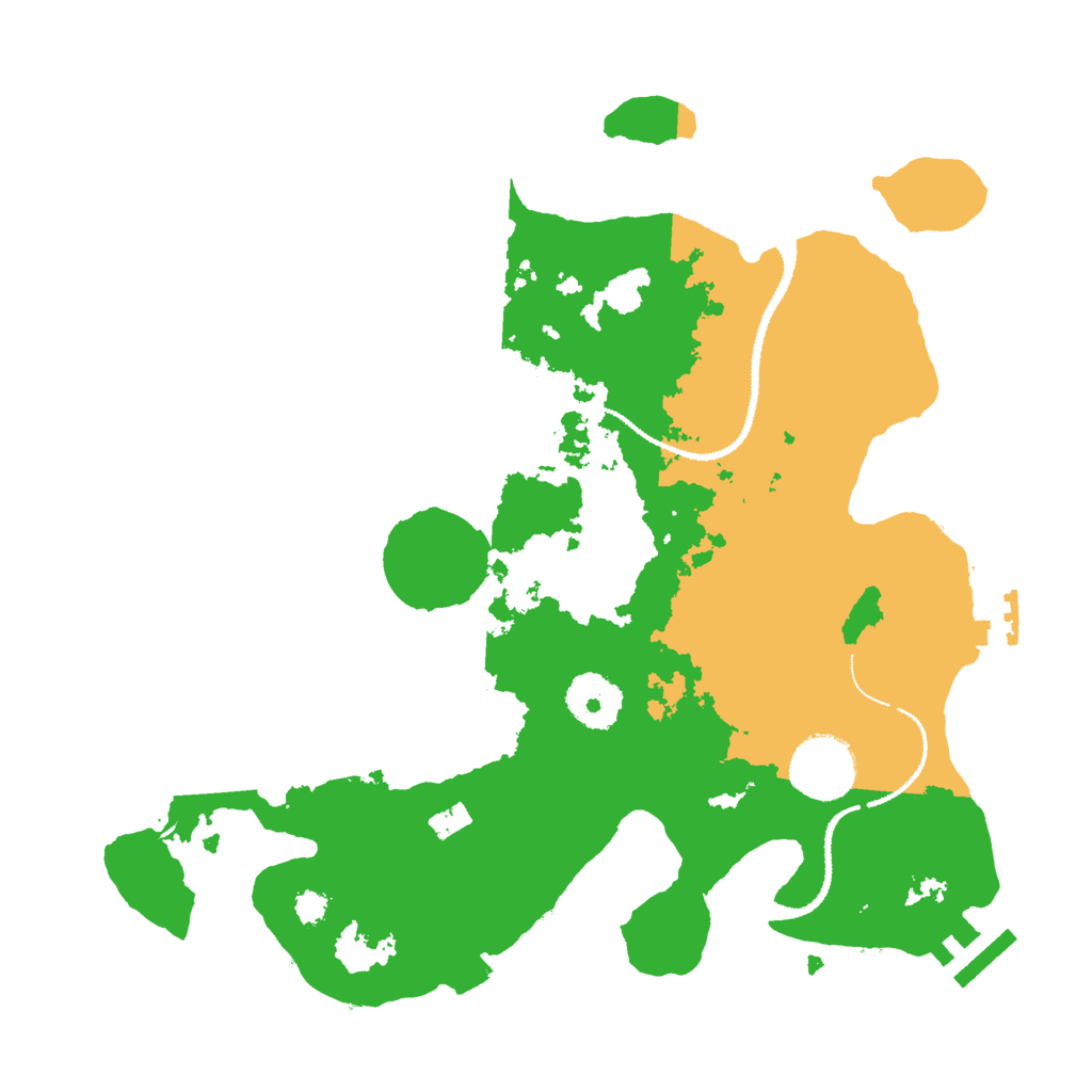 Biome Rust Map: Procedural Map, Size: 3000, Seed: 5437189