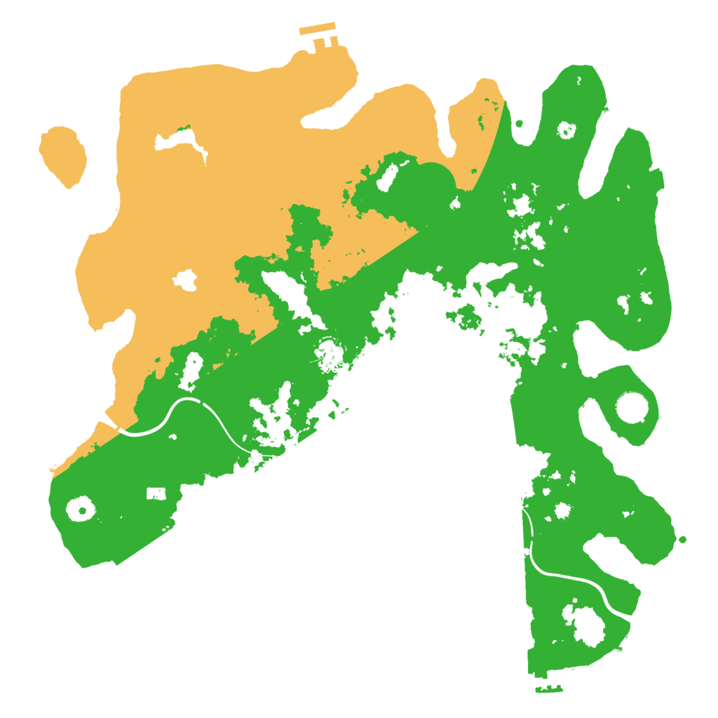 Biome Rust Map: Procedural Map, Size: 4000, Seed: 653785702