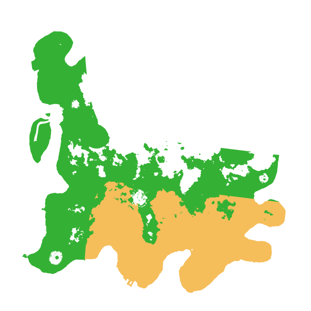 Biome Rust Map: Procedural Map, Size: 3500, Seed: 1971724328