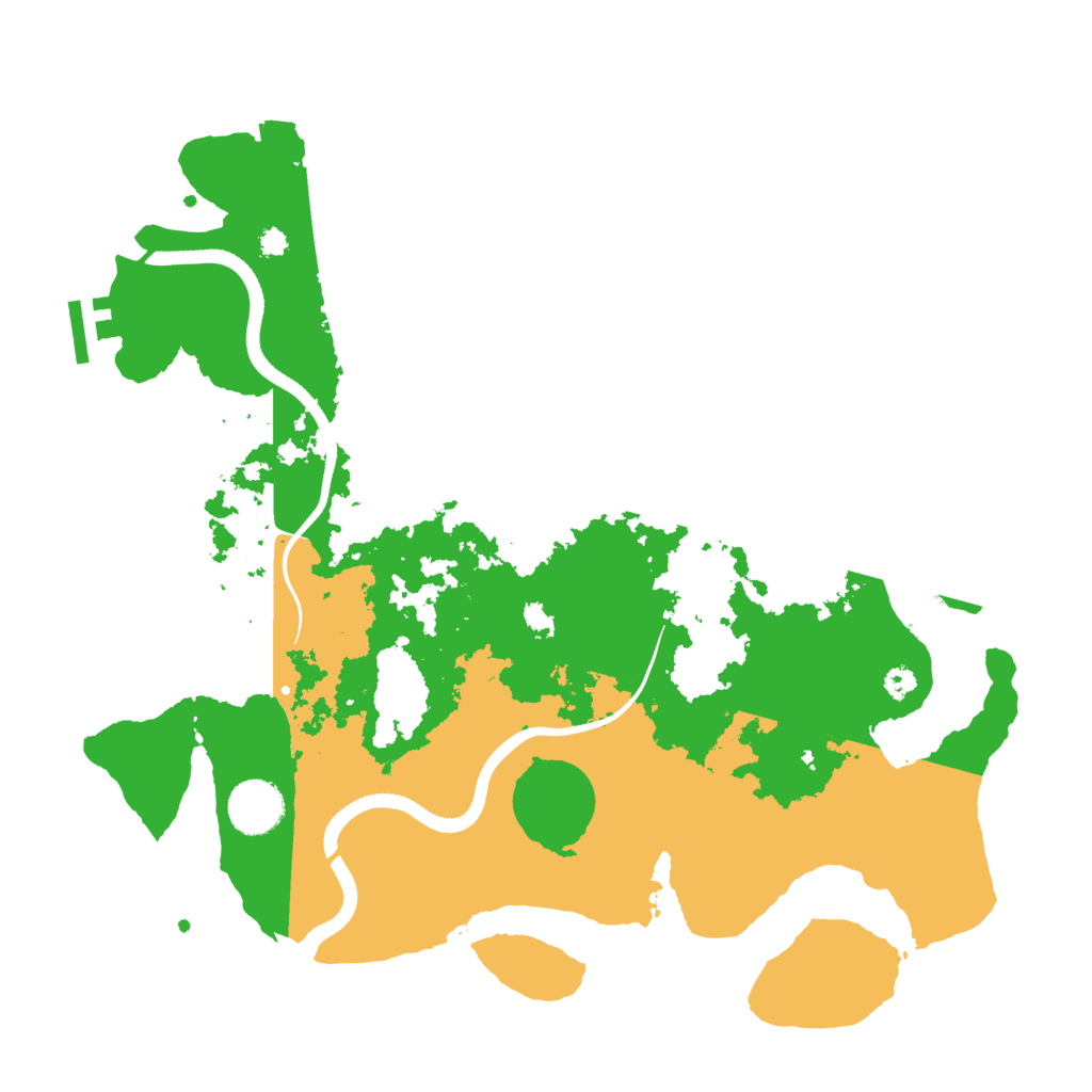 Biome Rust Map: Procedural Map, Size: 3500, Seed: 1756185189