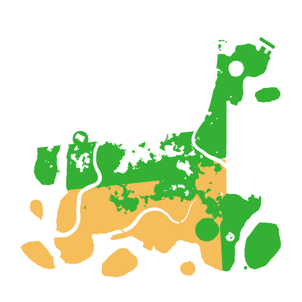 Biome Rust Map: Procedural Map, Size: 3500, Seed: 1928680306