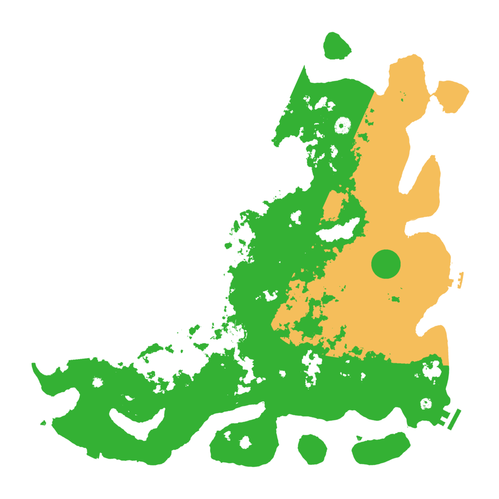 Biome Rust Map: Procedural Map, Size: 4500, Seed: 1807859601