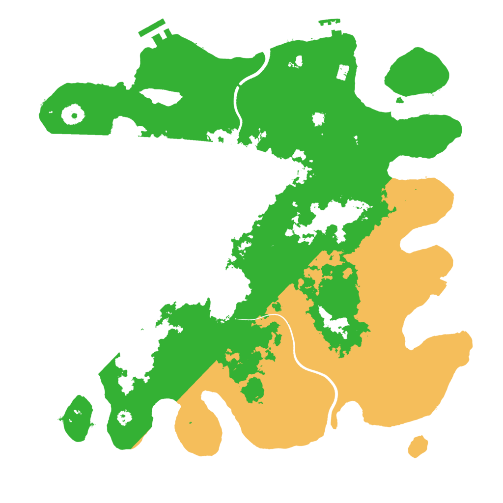 Biome Rust Map: Procedural Map, Size: 3550, Seed: 5259086