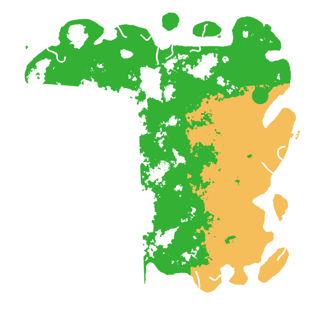 Biome Rust Map: Procedural Map, Size: 5000, Seed: 6560