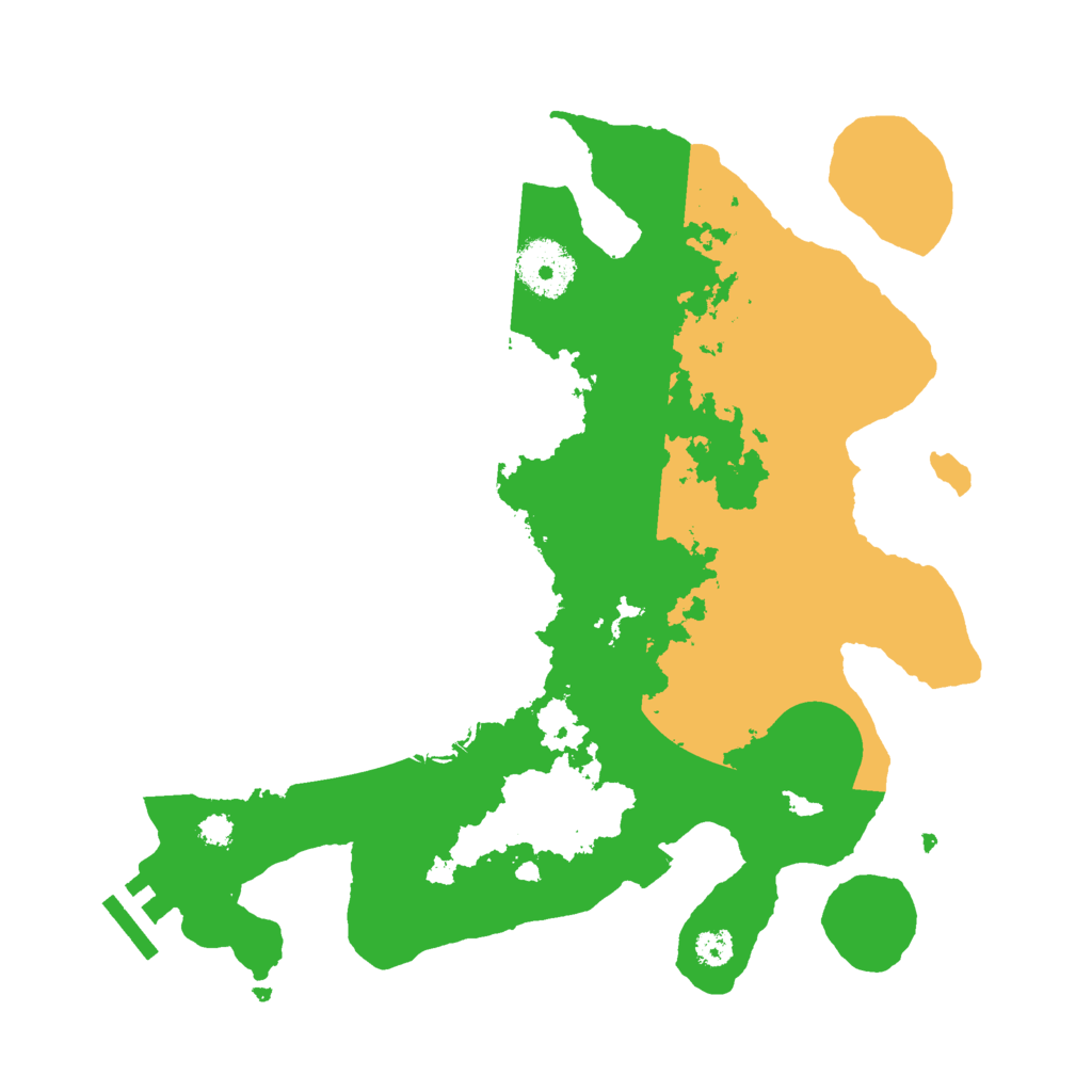 Biome Rust Map: Procedural Map, Size: 3000, Seed: 1234569
