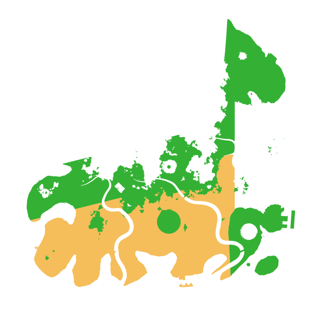 Biome Rust Map: Procedural Map, Size: 3500, Seed: 550445371