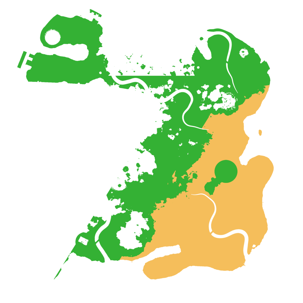 Biome Rust Map: Procedural Map, Size: 3500, Seed: 1686034189