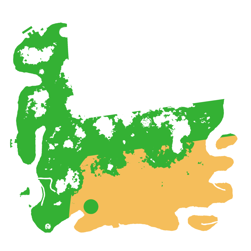 Biome Rust Map: Procedural Map, Size: 4500, Seed: 739124716