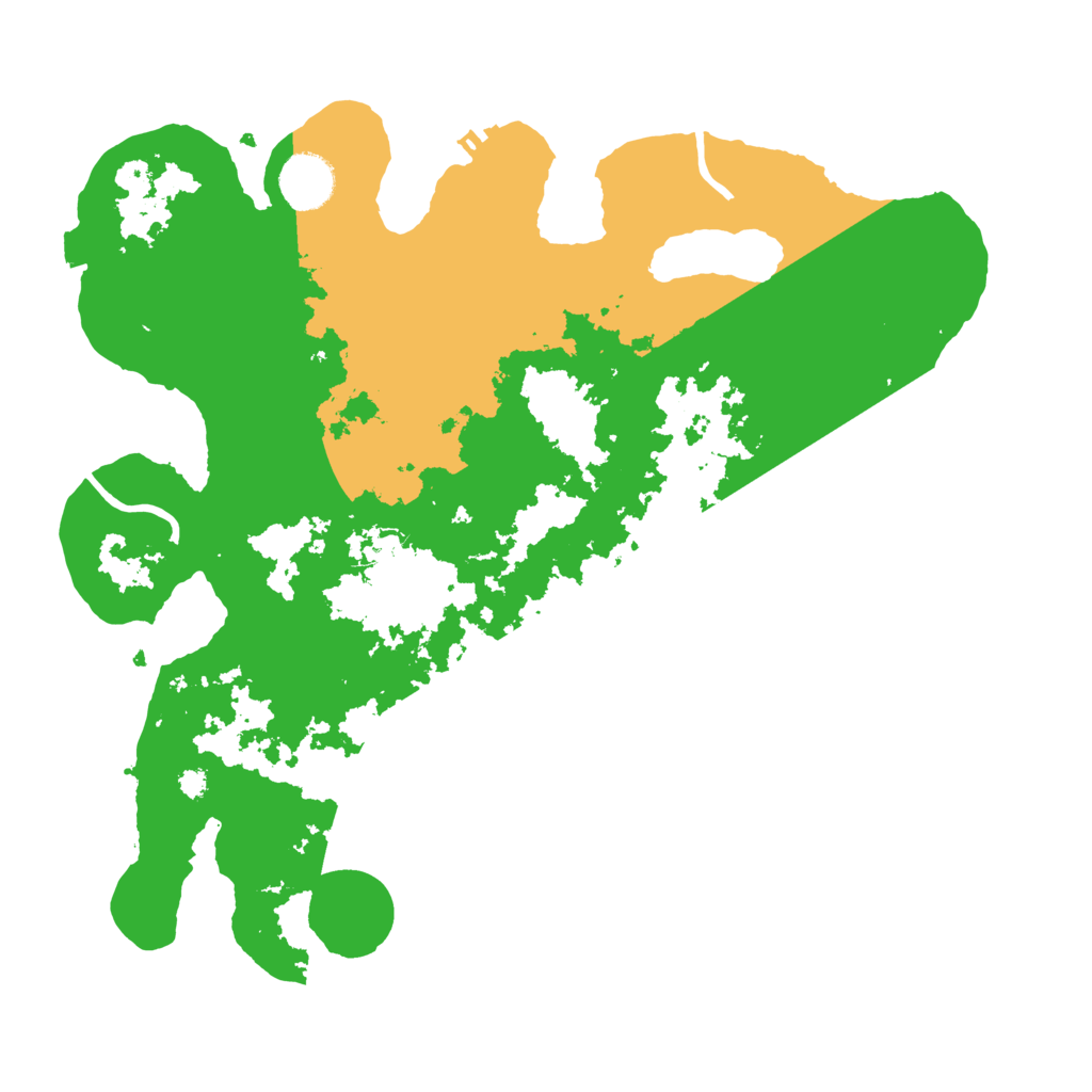 Biome Rust Map: Procedural Map, Size: 3500, Seed: 327719154