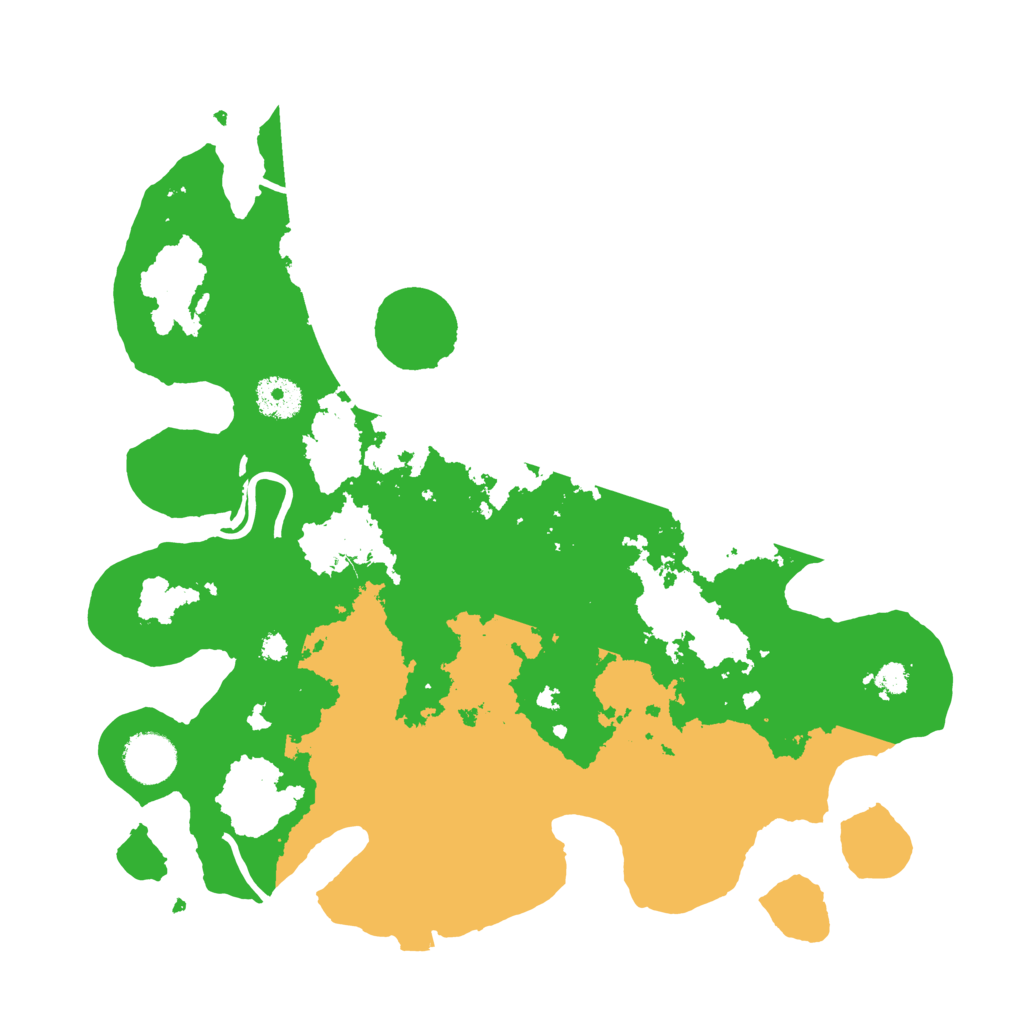 Biome Rust Map: Procedural Map, Size: 3500, Seed: 990291