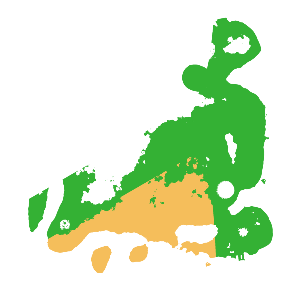 Biome Rust Map: Procedural Map, Size: 3000, Seed: 2467066