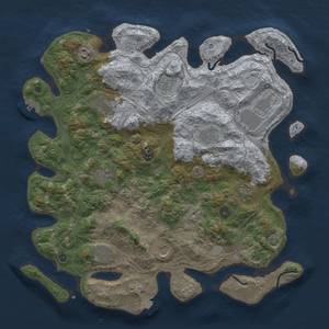 Thumbnail Rust Map: Procedural Map, Size: 4250, Seed: 156822974, 18 Monuments