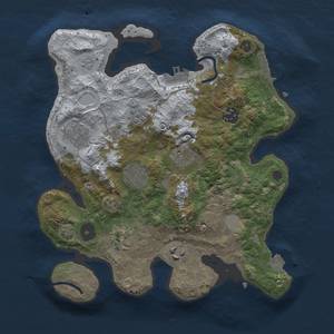 Thumbnail Rust Map: Procedural Map, Size: 3000, Seed: 512834774, 14 Monuments